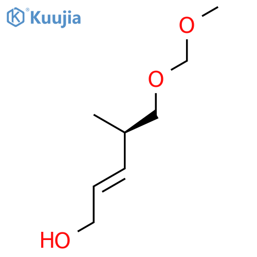 2-Penten-1-ol, 5-(methoxymethoxy)-4-methyl-, (2E,4R)- structure