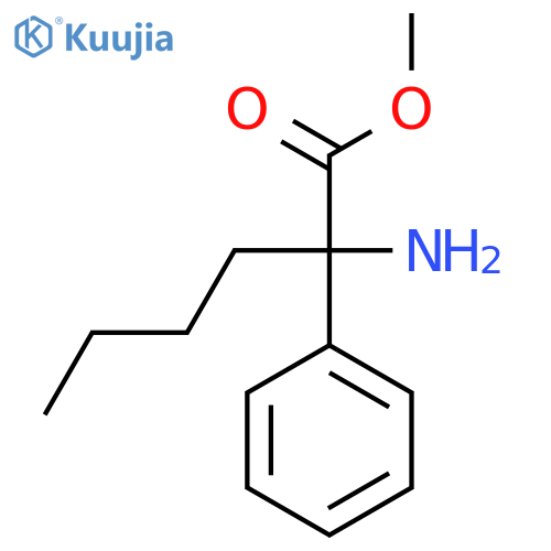 2-Amino-2-phenylhexanoic acid methyl ester structure