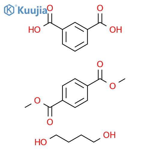 1,3-Benzenedicarboxylic acid, polymer with 1,4-butanediol and dimethyl 1,4-benzenedicarboxylate structure