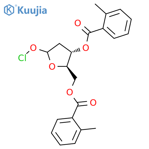 2-Deoxy-3,5-di-O-p-toluoyl-D-ribofuranosyl Chloride structure