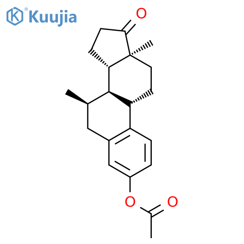 Estra-1,3,5(10)-trien-17-one, 3-(acetyloxy)-7-methyl-, (7a)- structure