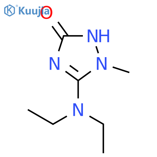 3H-1,2,4-Triazol-3-one, 5-(diethylamino)-1,2-dihydro-1-methyl- structure