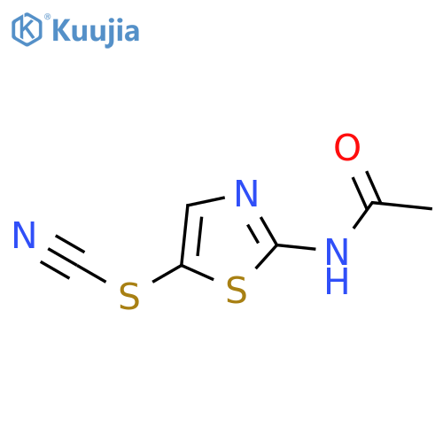 2-acetamido-1,3-thiazol-5-yl Thiocyanate structure