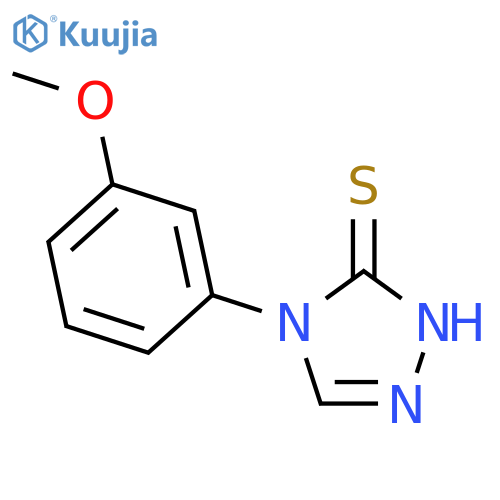 4-(3-methoxyphenyl)-4H-1,2,4-triazole-3-thiol structure