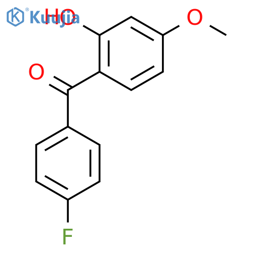 Methanone,(4-fluorophenyl)(2-hydroxy-4-methoxyphenyl)- structure