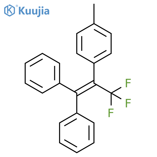 Benzene, 1-[2,2-diphenyl-1-(trifluoromethyl)ethenyl]-4-methyl- structure