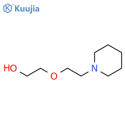 2-(2-Piperidinoethoxy)ethanol structure