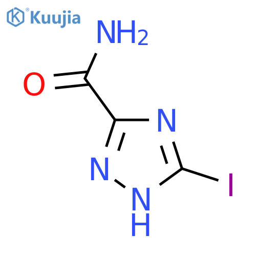 5-Iodo-1H-1,2,4-triazole-3-carboxamide structure