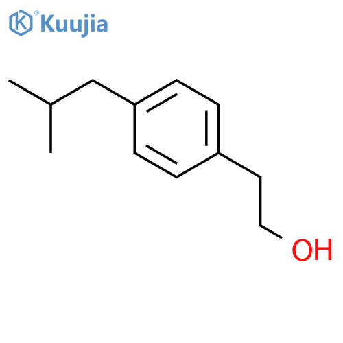 4-(2-Methylpropyl)benzeneethanol structure