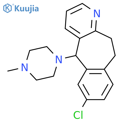 7-chloro-5-(4-methylpiperazin-1-yl)-10,11-dihydro-5H-benzo[4,5]cyclohepta[1,2-b]pyridine structure