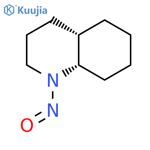 Quinoline, decahydro-1-nitroso-, cis- structure