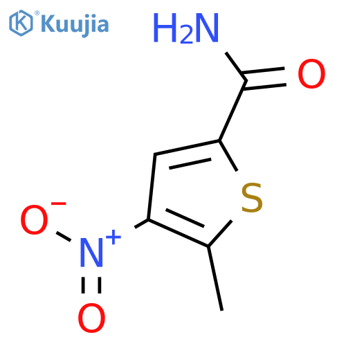 5-methyl-4-nitrothiophene-2-carboxamide structure