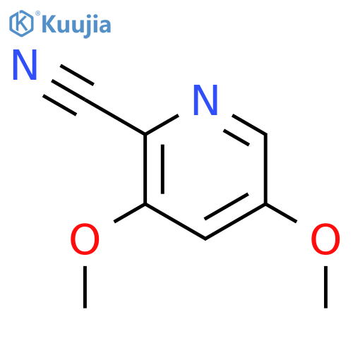 3,5-Dimethoxy-pyridine-2-carbonitrile structure