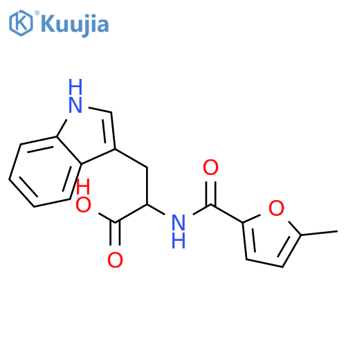 L-Tryptophan,N-[(5-methyl-2-furanyl)carbonyl]- structure