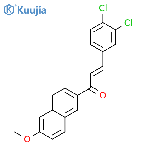 3-(3,4-Dichlorophenyl)-1-(6-methoxynaphthalen-2-yl)prop-2-en-1-one structure