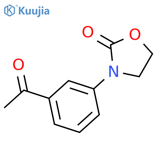 3-(3-acetylphenyl)-1,3-oxazolidin-2-one structure