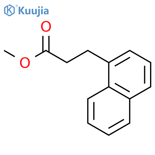 1-Naphthalenepropanoic acid methyl ester structure