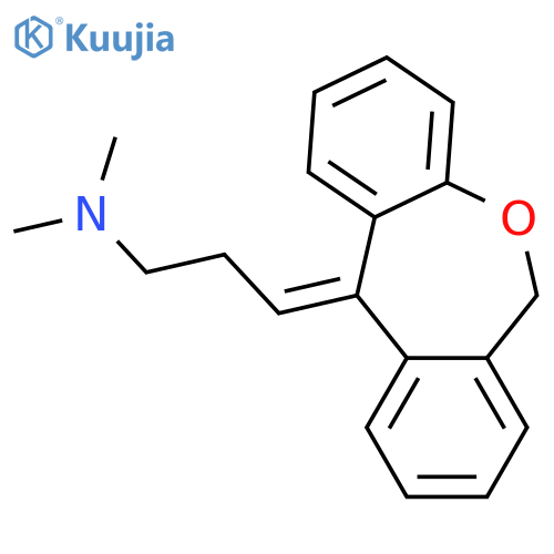 1-Propanamine,3-dibenz[b,e]oxepin-11(6H)-ylidene-N,N-dimethyl-, (3Z)- structure