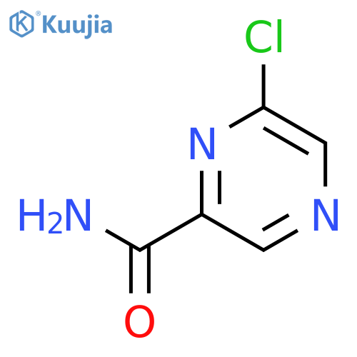 6-Chloropyrazine-2-carboxamide structure