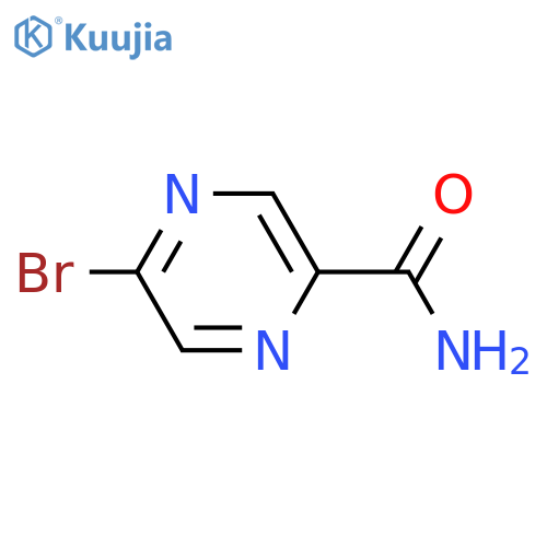 5-Bromopyrazine-2-carboxamide structure