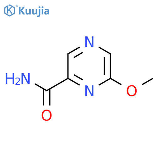 6-Methoxypyrazine-2-carboxamide structure