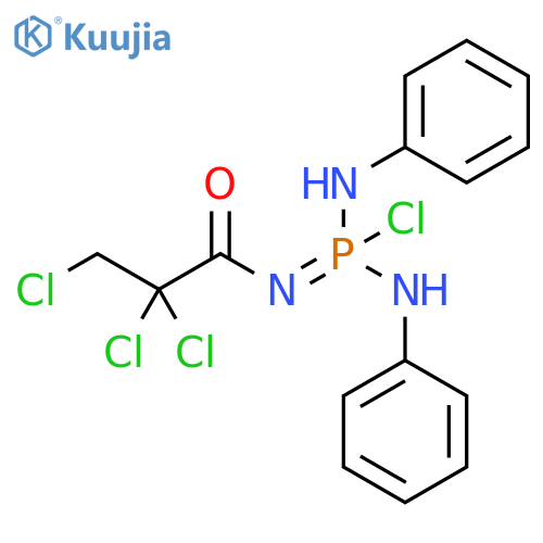 Phosphorodiamidimidic chloride,N,N'-diphenyl-N''-(2,2,3-trichloro-1-oxopropyl)- structure