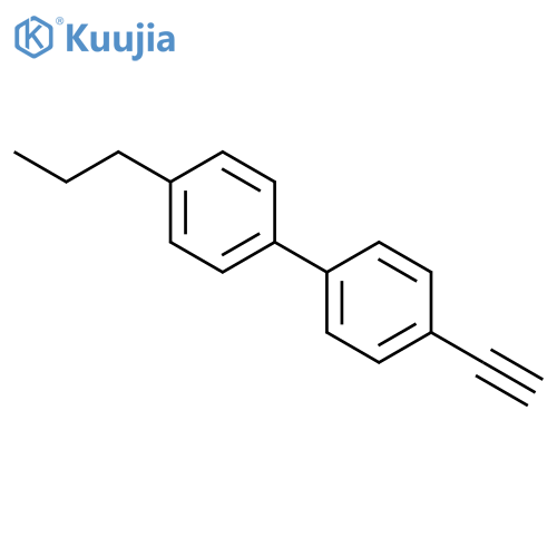 4-Ethynyl-4'-propyl-1,1'-biphenyl structure