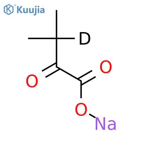 α-Keto Isovaleric Acid-3-d Sodium Salt structure