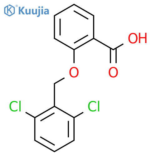 2-(2,6-Dichlorobenzyl)oxybenzoic Acid structure