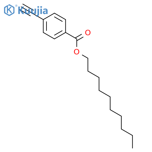 Benzoic acid, 4-ethynyl-, decyl ester structure