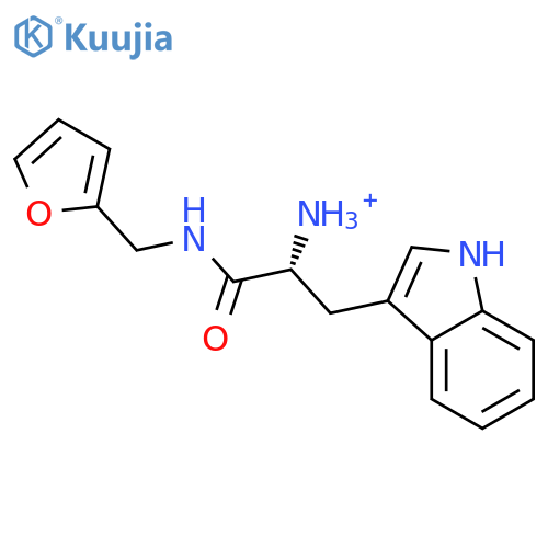 1H-Indole-3-propanamide,a-amino-N-(2-furanylmethyl)-, (aS)- structure