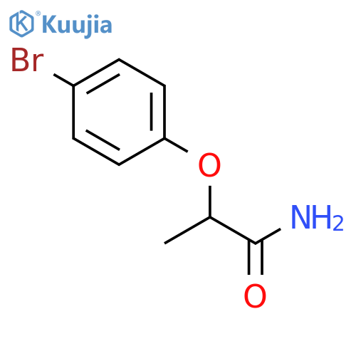 2-(4-Bromophenoxy)propanamide structure