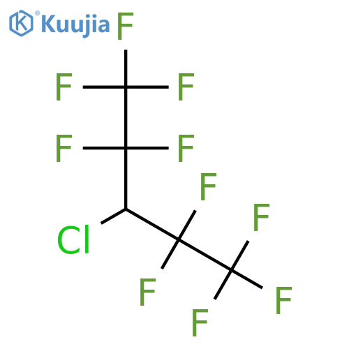 Pentane, 3-chloro-1,1,1,2,2,4,4,5,5,5-decafluoro- structure