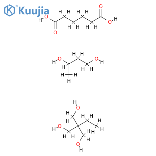 1,3-Butanediol, trimethylolpropane, adipic acid polymer structure