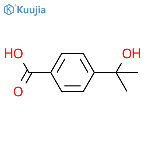 4-(1-Hydroxy-1-methylethyl)benzoic Acid structure