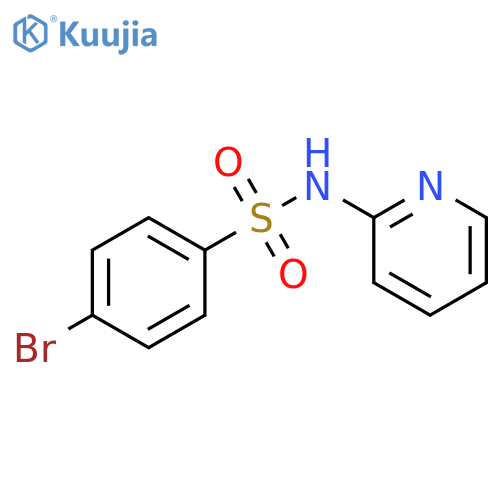 4-Bromo-N-(2-pyridyl)benzenesulfonamide structure