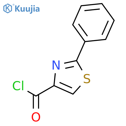 2-Phenyl-1,3-thiazole-4-carbonyl Chloride structure