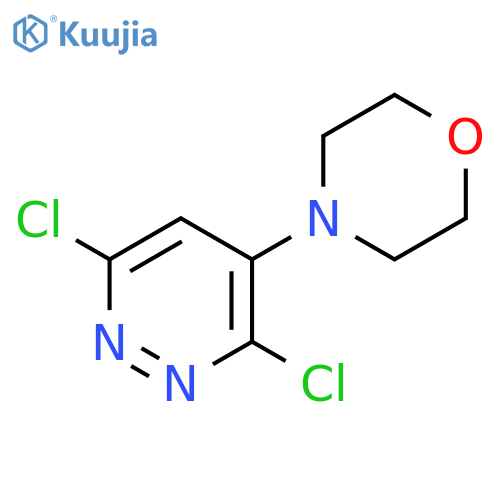 Morpholine, 4-(3,6-dichloro-4-pyridazinyl)- structure
