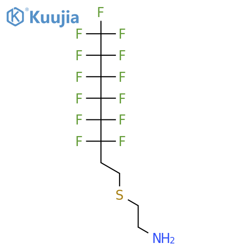 Ethanamine, 2-[(3,3,4,4,5,5,6,6,7,7,8,8,8-tridecafluorooctyl)thio]- structure