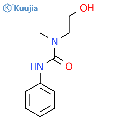 N-(2-Hydroxyethyl)-N-methyl-N'-phenylurea structure