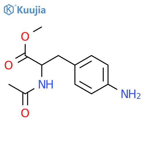 Acetyl-4-amino-L-phenylalanine methyl ester hydrochloride structure