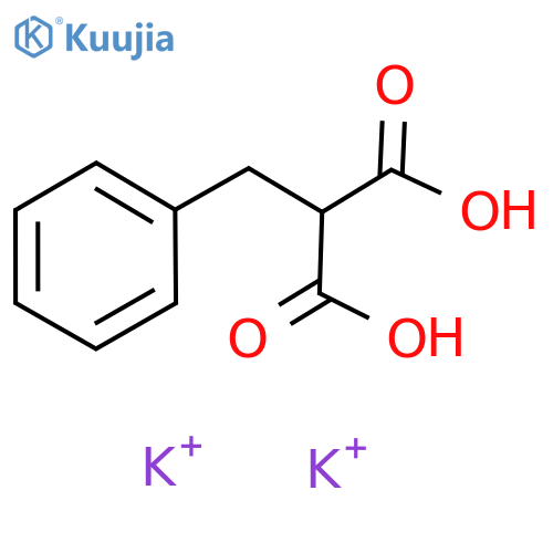 Propanedioic acid, 2-(phenylmethyl)-, potassium salt (1:2) structure