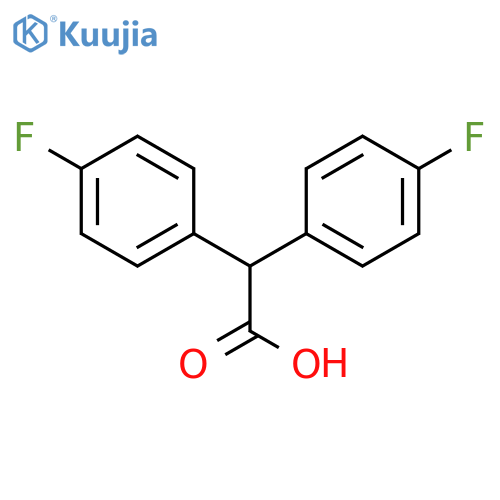 Bis(4-fluorophenyl)acetic acid structure