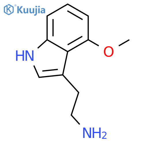 2-(4-methoxy-1H-indol-3-yl)ethan-1-amine structure