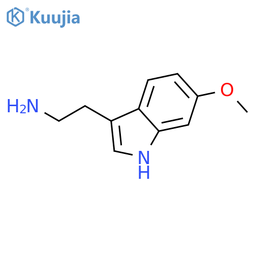 2-(6-methoxy-1H-indol-3-yl)ethan-1-amine structure