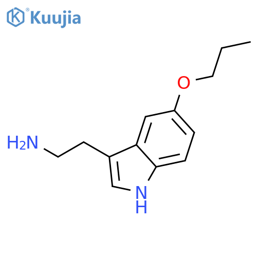 2-(5-propoxy-1H-indol-3-yl)ethan-1-amine structure