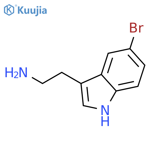 2-(5-bromo-1H-indol-3-yl)ethan-1-amine structure