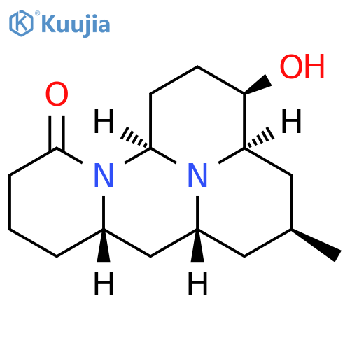 11H-Pyrido[1',2':3,4]pyrimido[2,1,6-de]quinolizin-11-one, tetradecahydro-3-hydroxy-5-methyl-, (3R,3aR,5S,6aR,7aS,12aS)- structure