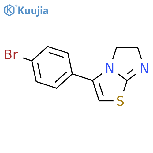 3-(4-Bromophenyl)-5,6-dihydroimidazo-2,1-b1,3thiazole hydrobromide structure