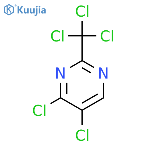 4,5-Dichloro-2-(trichloromethyl)pyrimidine structure